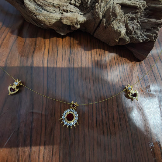 Invisible gold chain