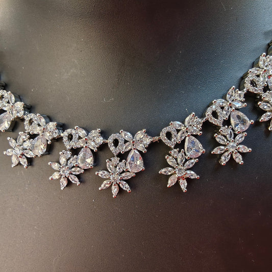 flower statement necklace
