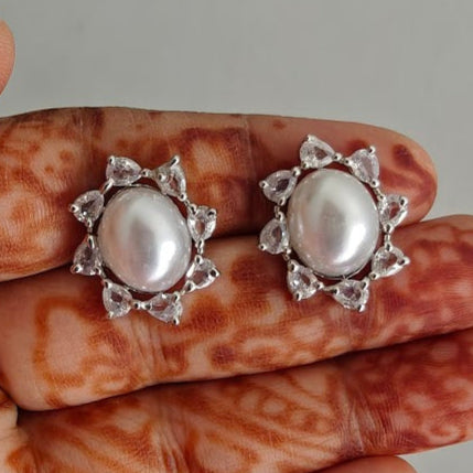 Lustre Petal Earrings