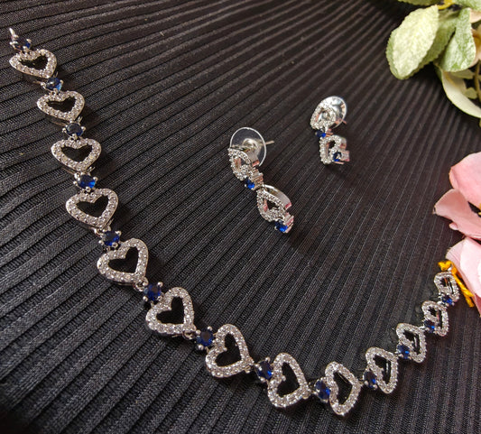 Blue stone necklace