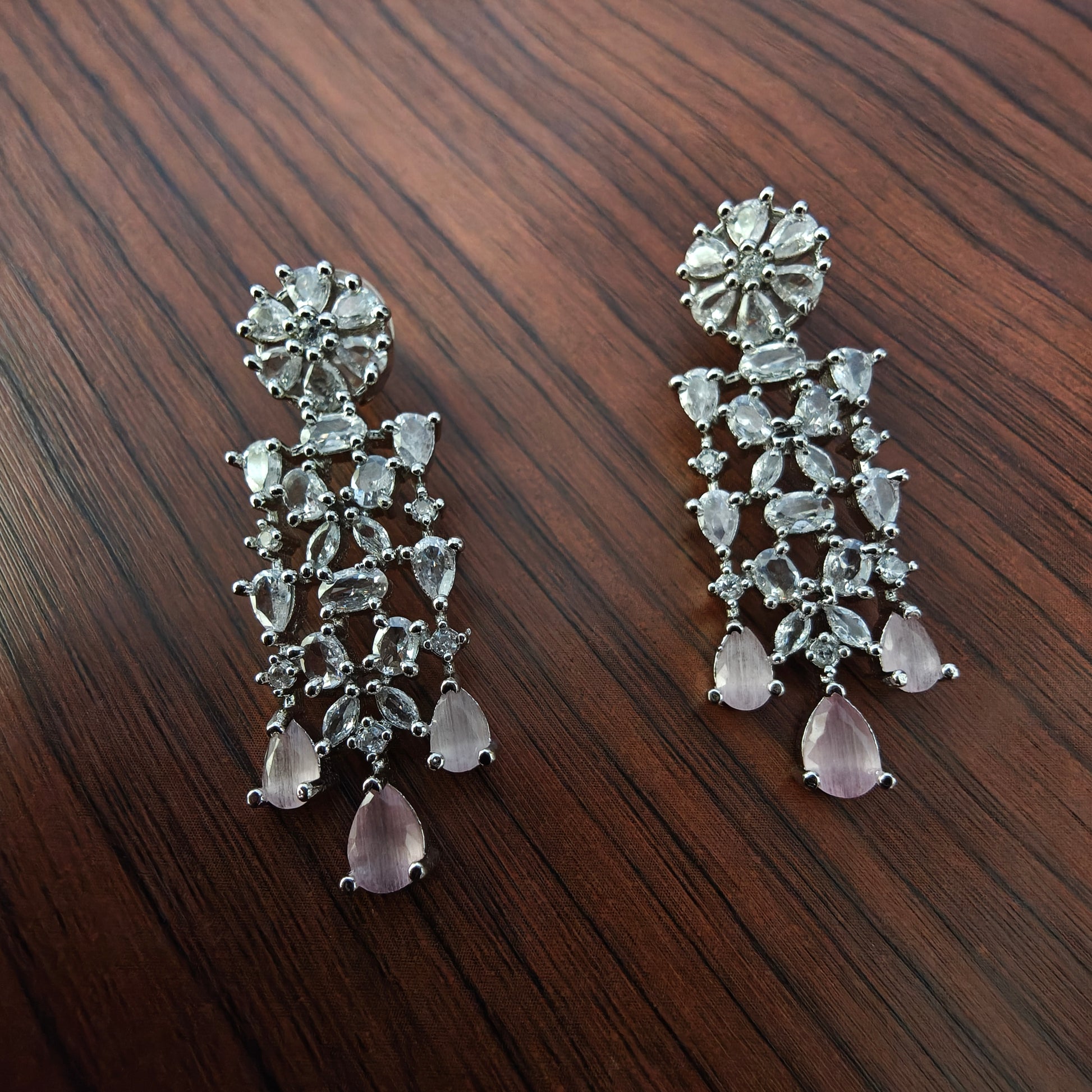 Light pink earrings