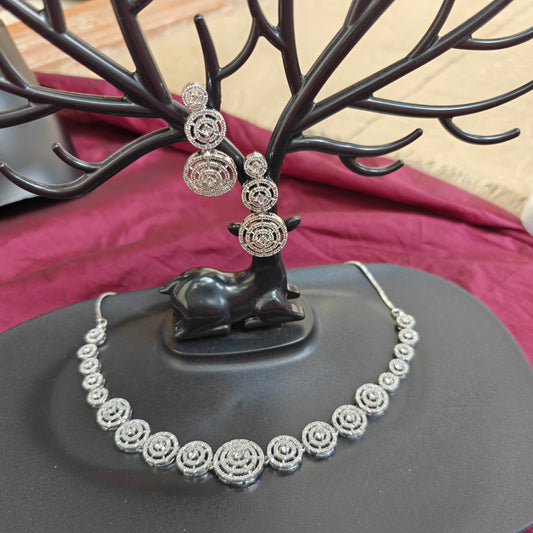 Rose necklace set